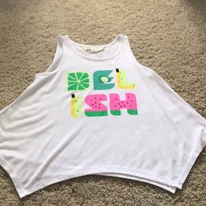 Cute girls flowy tank!